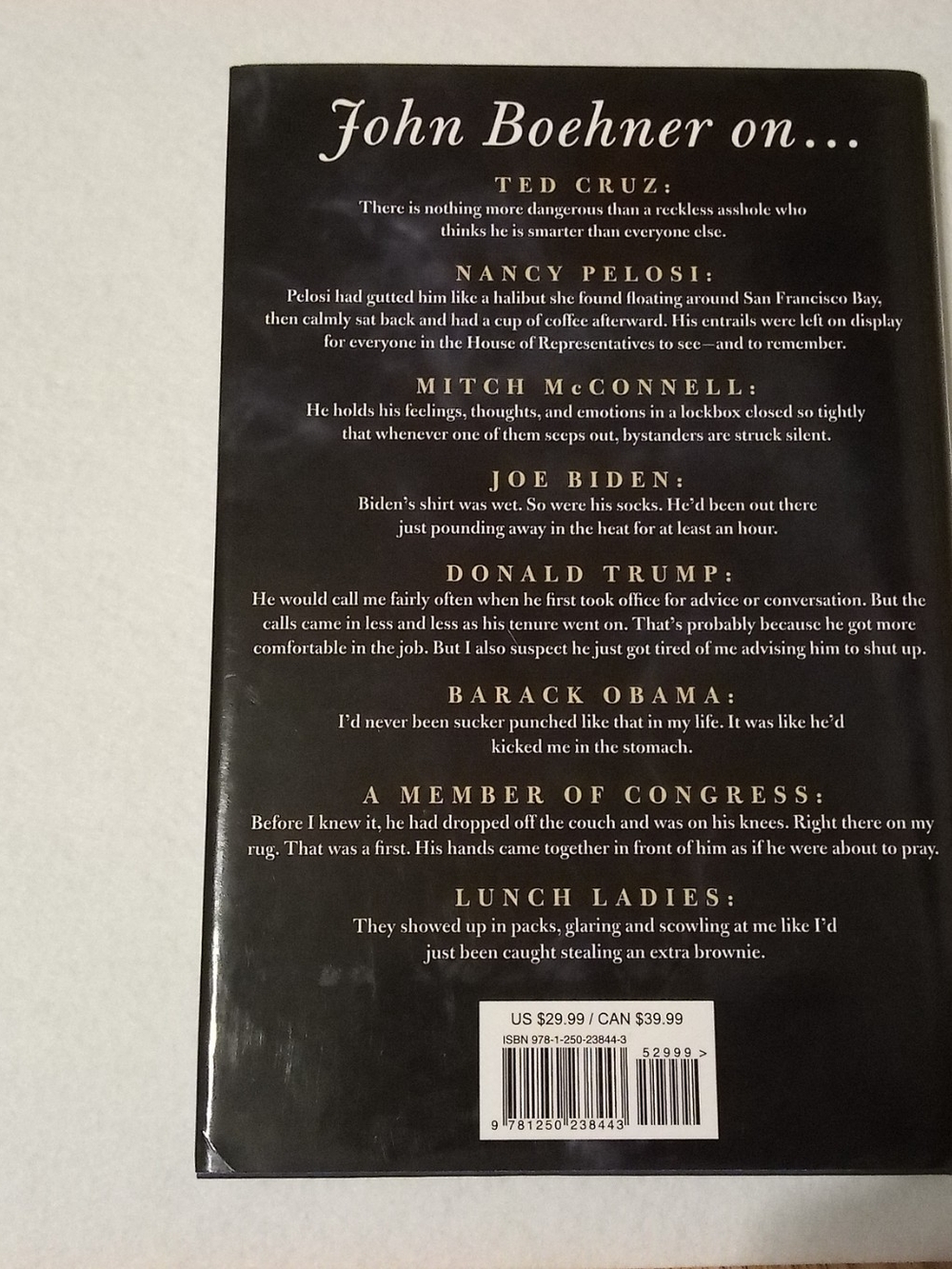 On the House by John Boehner – Hardcover - Picture 3 of 16